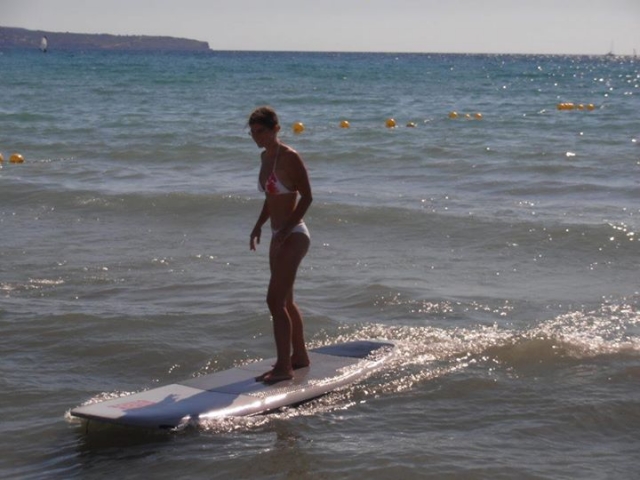 paddlesurf sulla riva 